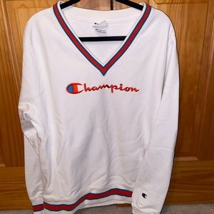 Champion reverse weave v neck sweatshirt
